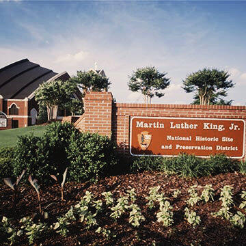 National Historic Parc Die Gedenkstätte von Martin Luther King