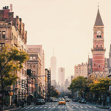 Straße im Greenwich Village