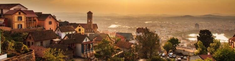 Antananarivo Sonnenuntergang