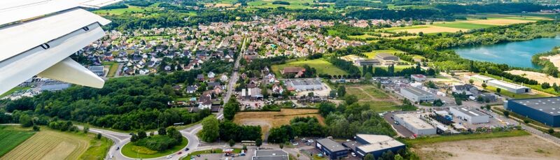 Basel Landeanflug