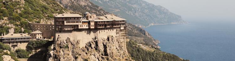 Kloster Athos auf der Halbinsel Chalkidikí