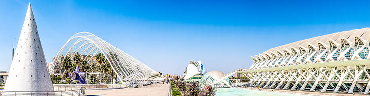 Ciudad de las artes y las ciencias in Valencia