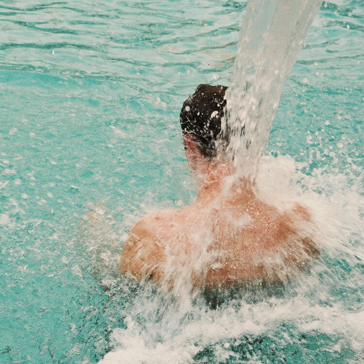 lick auf ein Thermalbad in Lamezia Terme, Süditalien