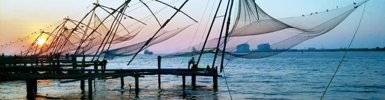 Kochi Fort Kochin Sonnenuntergang