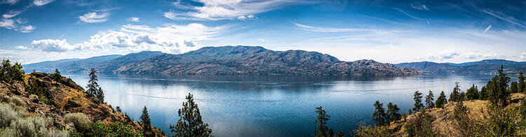 Blicke über den Okanagan Lake