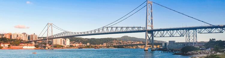 Florianópolis Hercilio Luz Brücke