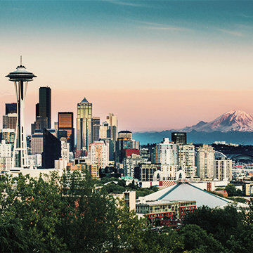 Skyline von Seattle (SEA), Condor Ziel