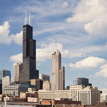 Chicago Skydeck Das Skydeck im Willis Tower