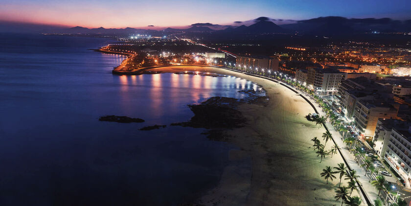 Condor Lanzarote Strand Abend