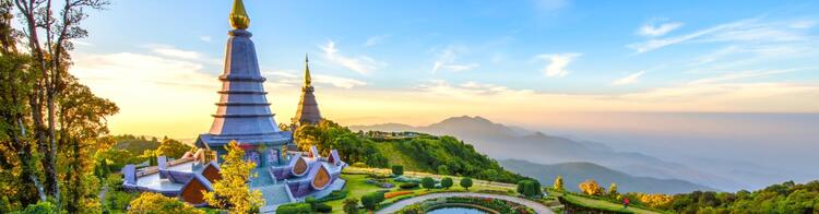 Chiang Mai Pagoda Garden Mountain
