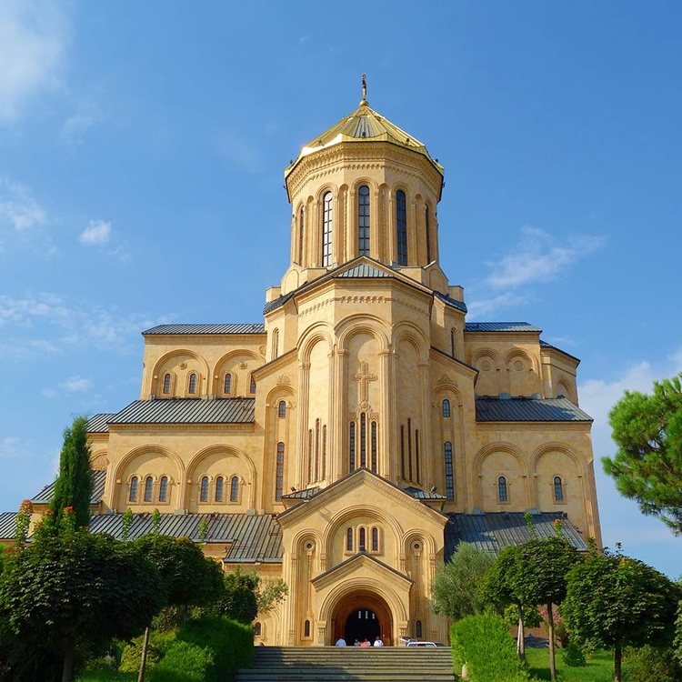 Heilige Dreifaltigkeits-Kathedrale, Sameba-Kathedral, Tiflis, Georgien 