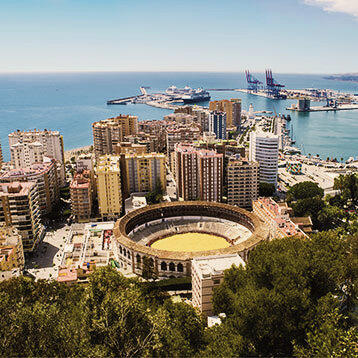 Stierkampfarena in Malaga Stierkampfarena in Malaga
