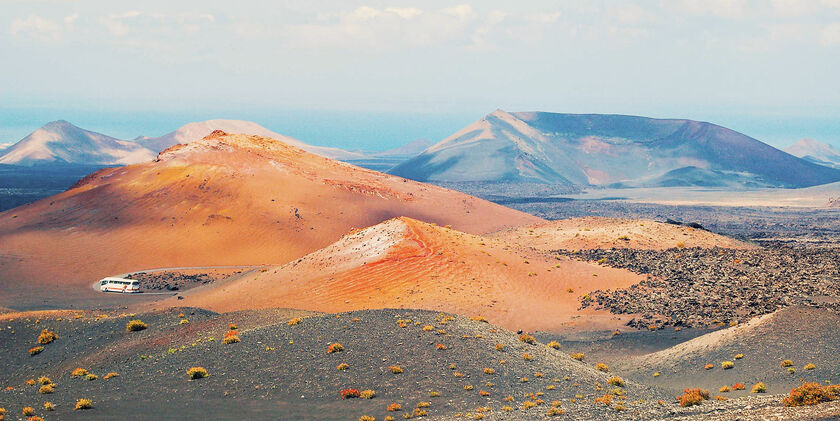 Condor Lanzarote Berge Wüste