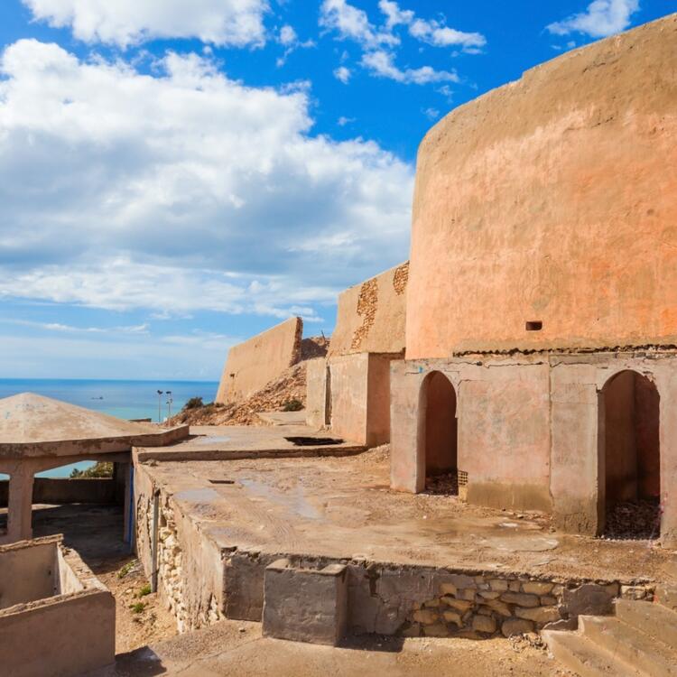 Kasbah Agadir Oufella mit Blick auf die Bucht von Agadir