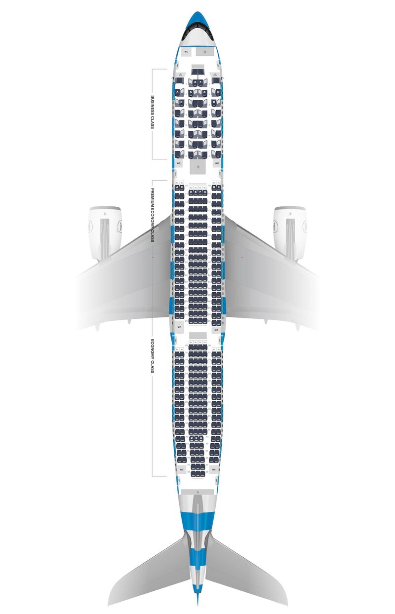 Condor Airbus A330neo Seatmap