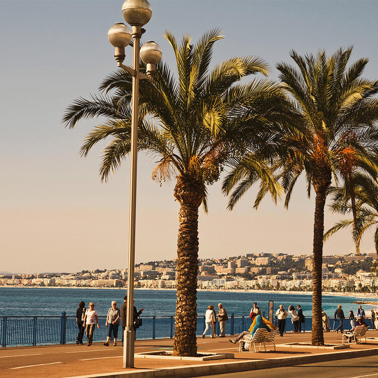 Strand an der Promenade des Anglais