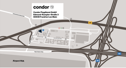 Anfahrtsbeschreibung Condor Flugdienst GmbH
