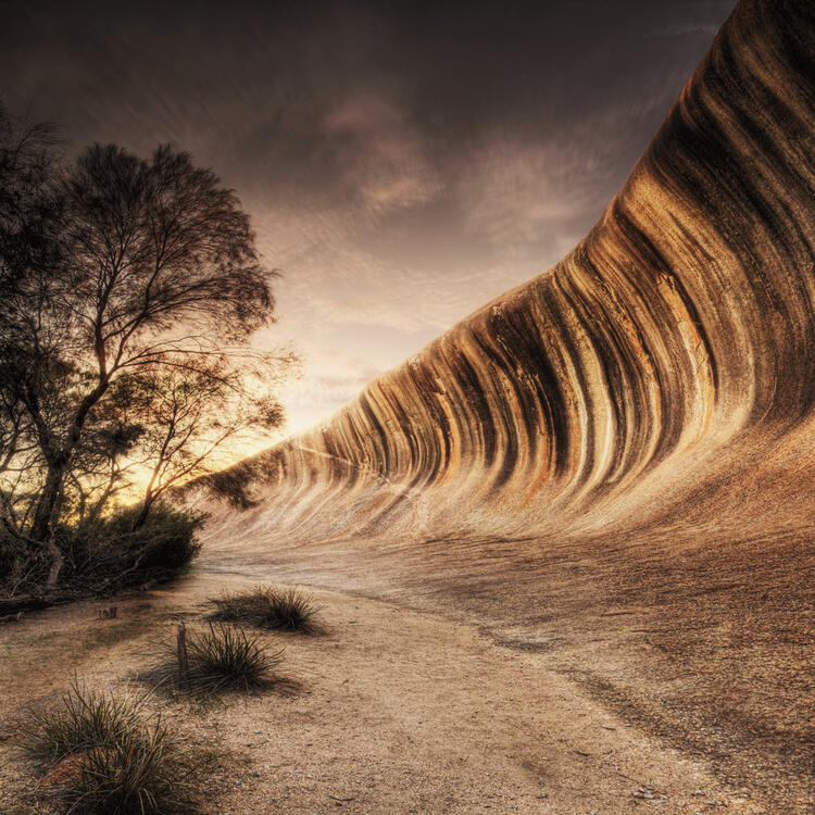 Unglaubliches Naturphänomen Wave Rock Unglaubliches Naturphänomen Wave Rock