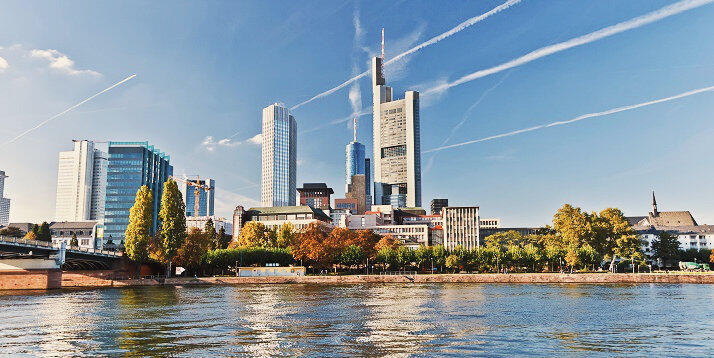 Frankfurt Panorama Frankfurtu