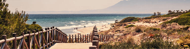 Malaga Beach View