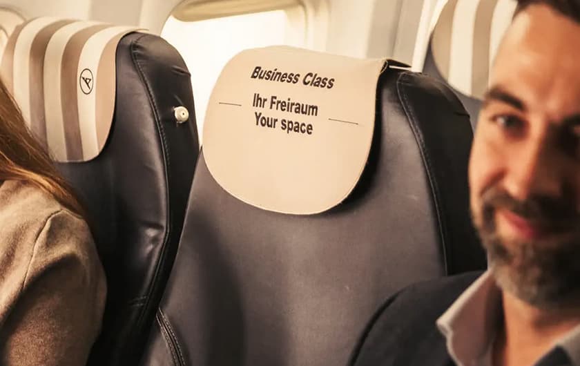 Volné prostřední sedadlo v Business Class