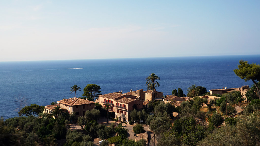 Blick auf Deia auf Mallorca