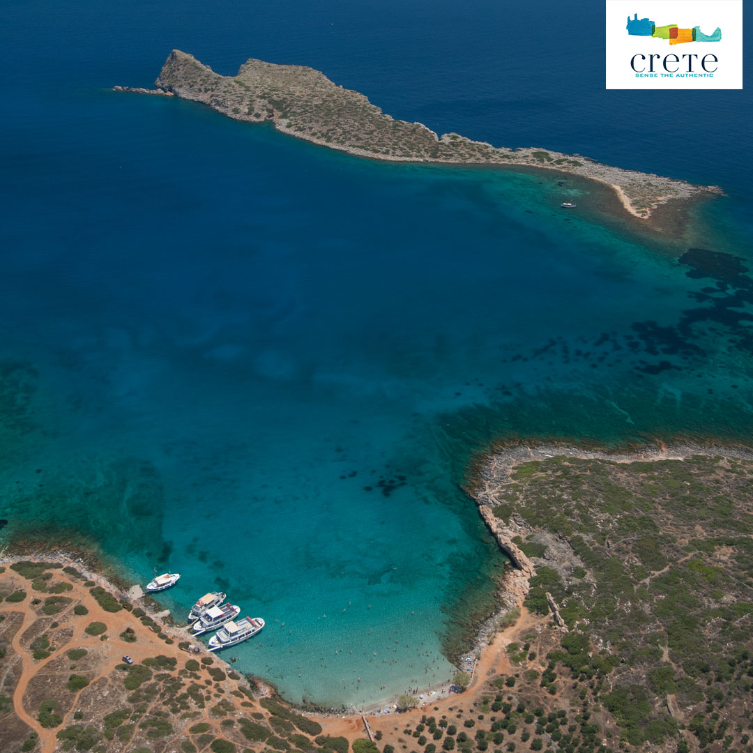 Blick auf den Kolokytha Strand auf Kreta