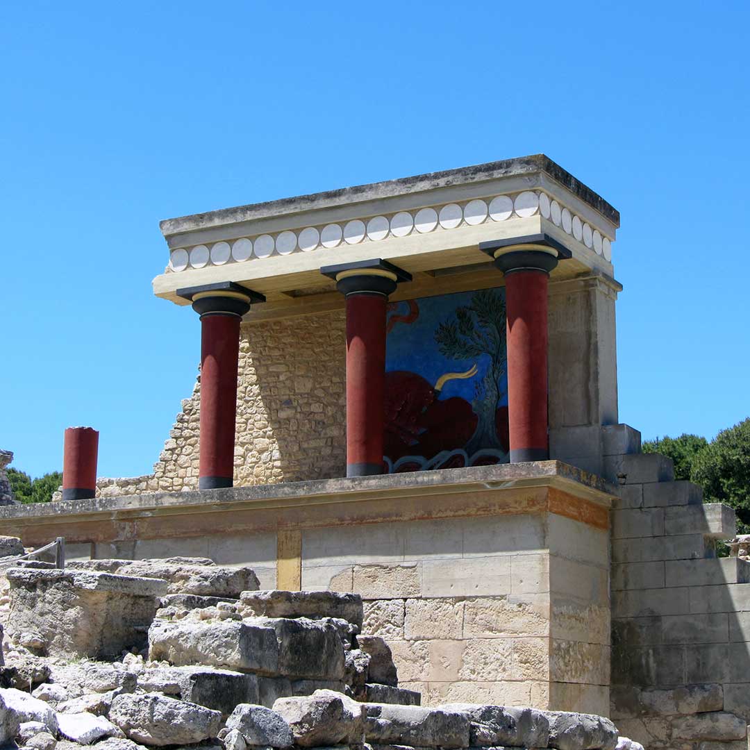 Ruinen von Knossos auf Kreta