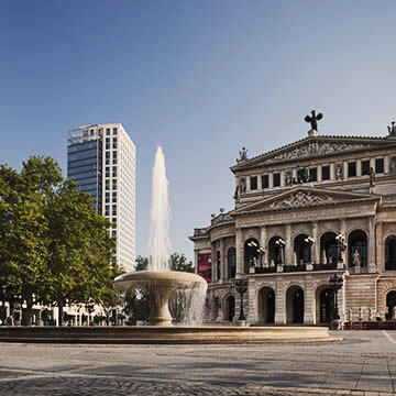In der Frankfurter Alte Oper finden viele Events statt.