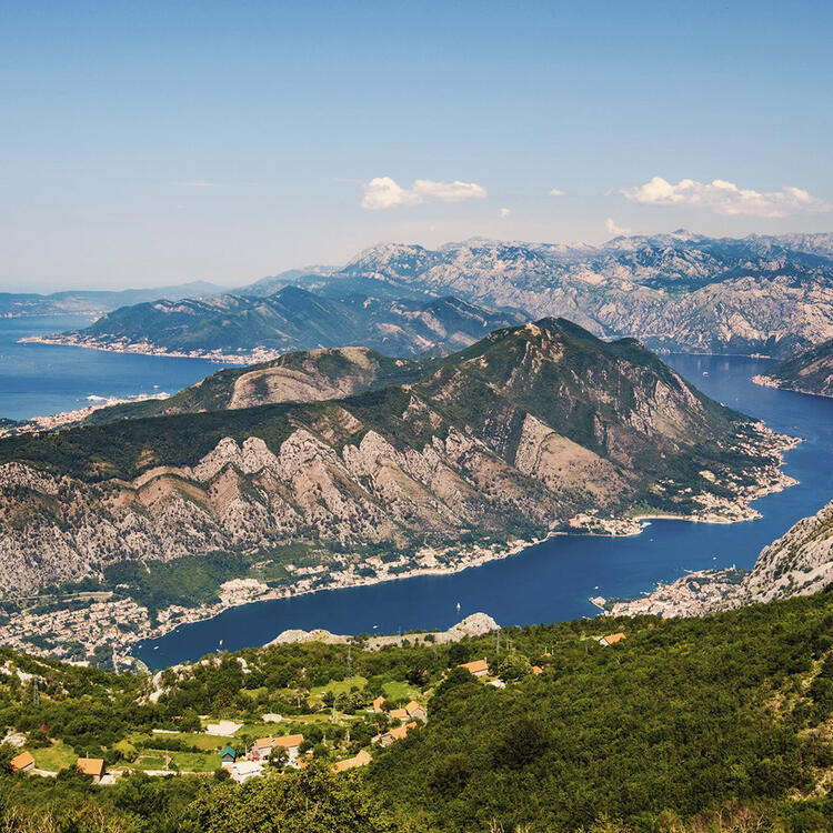 Tivat auf der Halbinsel Vrmac