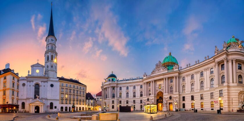 Wien Altstadt im Oktober