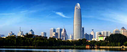 Jinan Stadt China 