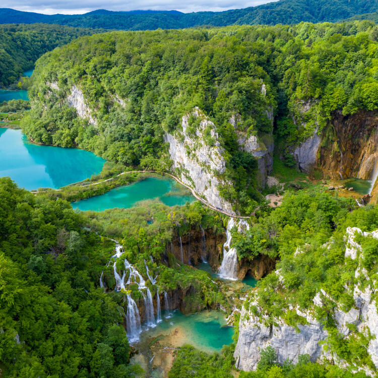 Wasserfälle im Nationalpark Plitvicer Seen