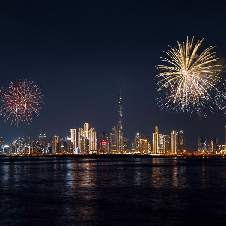 Dubai Creek Harbour Silvester Feuerwerk