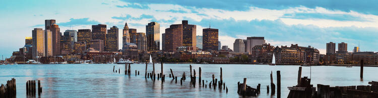 Blick auf die Skyline Bostons | Condor