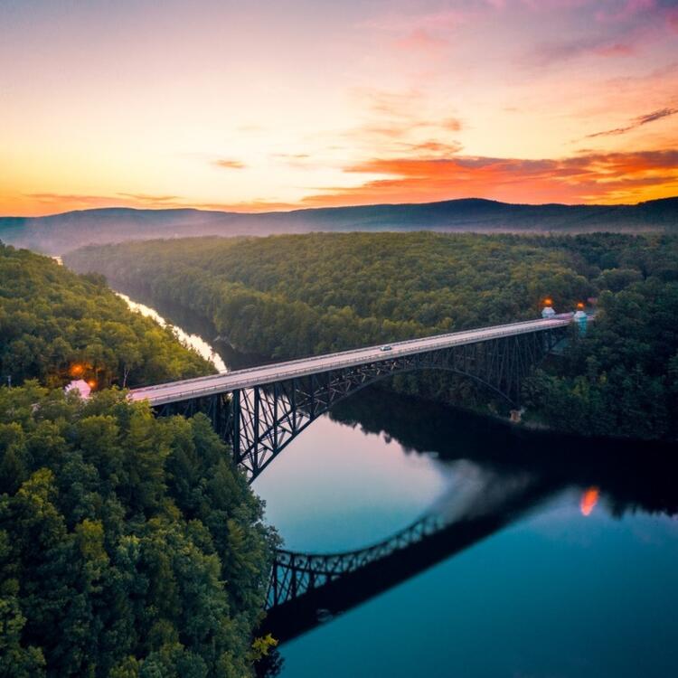 French King Bridge über dem Connecticut River