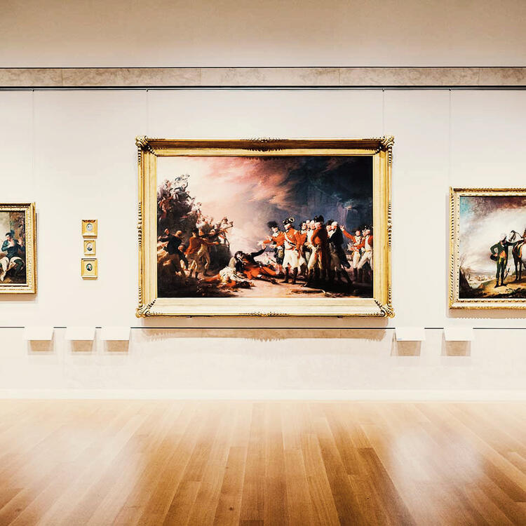 Bilderausstellung im Metropolitan Museum of Art in New York, USA