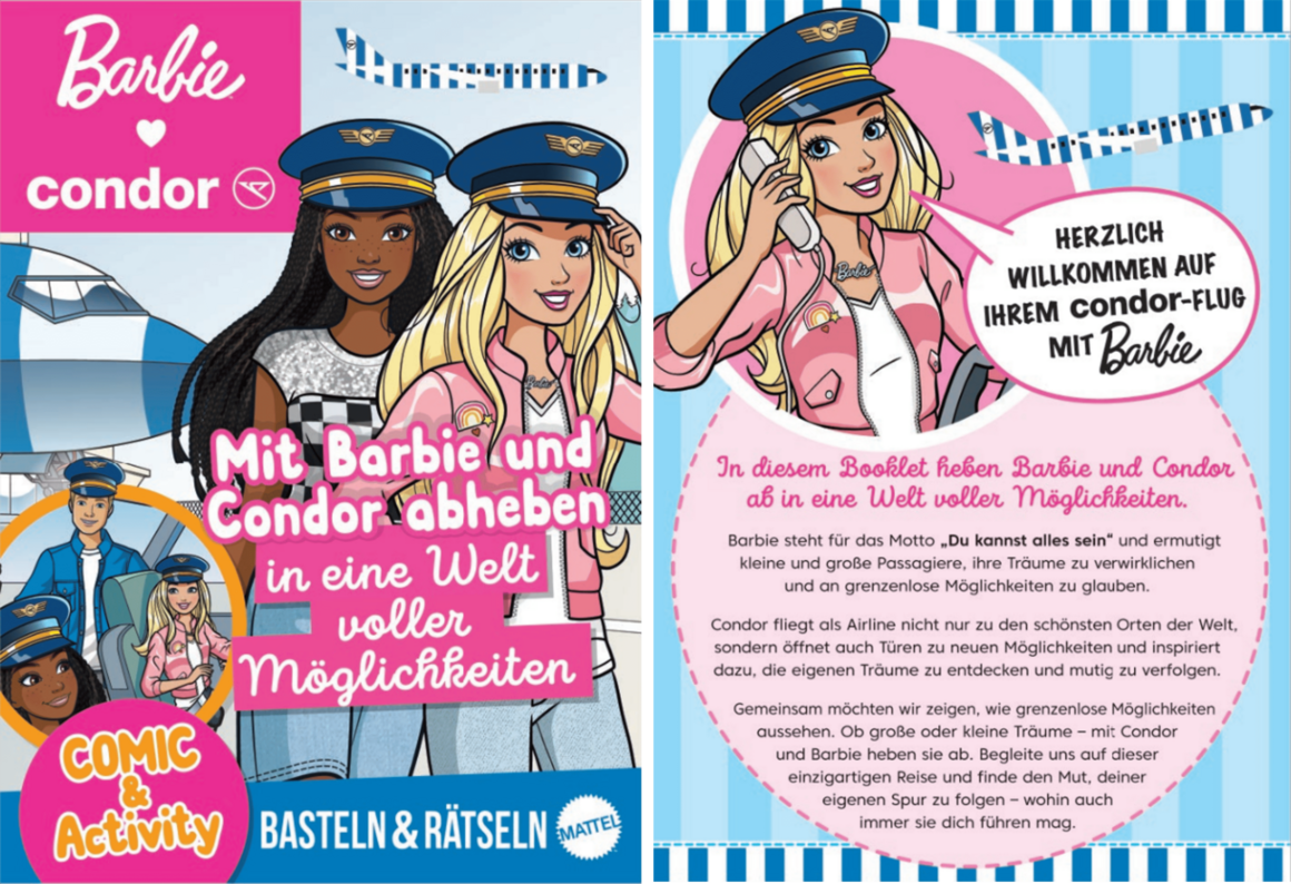 Condor Barbie Magazin Das Titelblatt des Barbie Magazins für Kinder