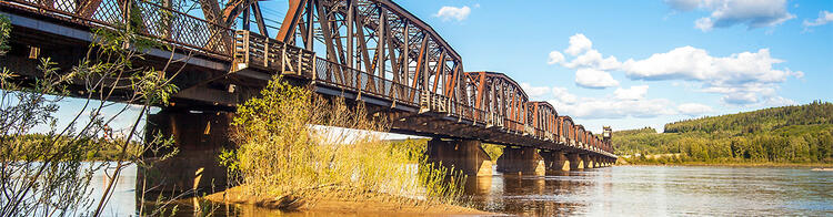 Brücke über den Fraser River