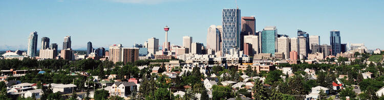 Skyline von Calgary in Kanada