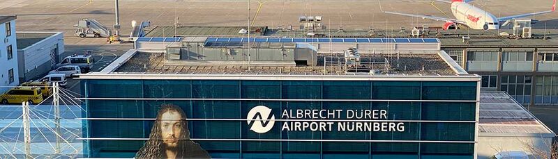 Flughafen Nürnberg Luftbild des Nürnberger Flughafens