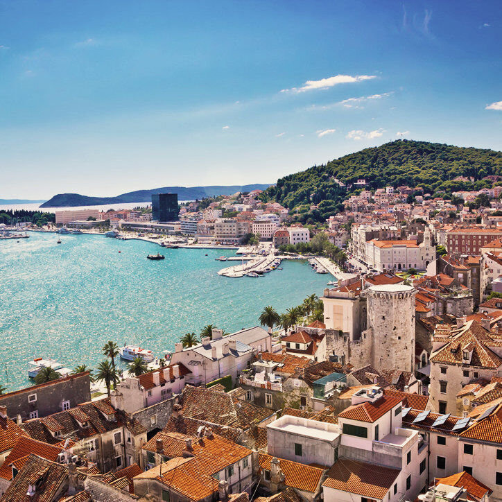 Blick auf Split Blick auf Split