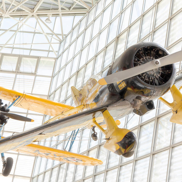 Flugzeug Exponat im Museum of Flight
