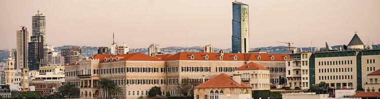 Libanon - Blick auf die Stadt Beirut