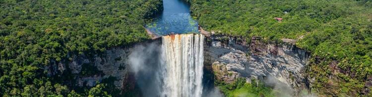 Georgetown Guyana Waterfall Kaietuer Nationalpark