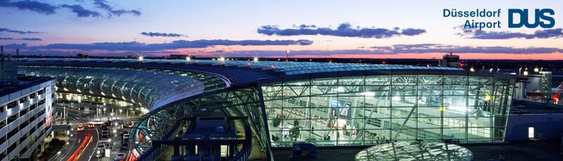 DUS Düseldorf Airport Außenansicht