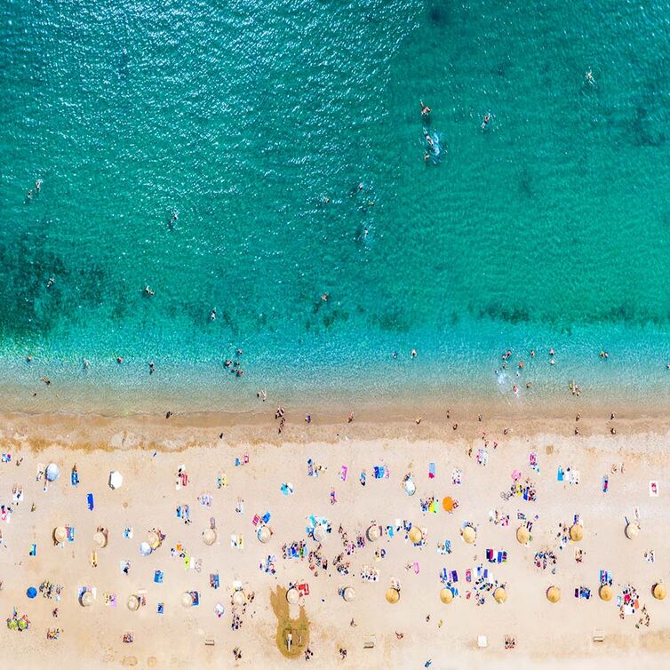 Der Strand von Glyfada