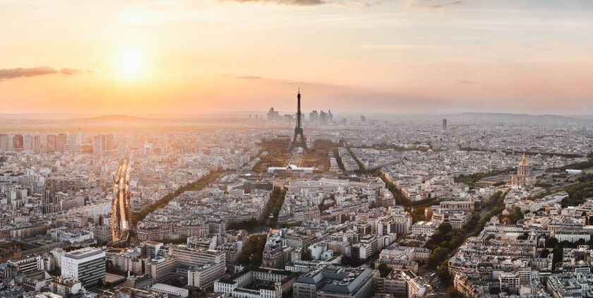 Paris Panorama mit Eiffelturm