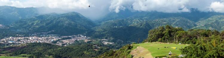 Bucaramanga Kolumbien Berge