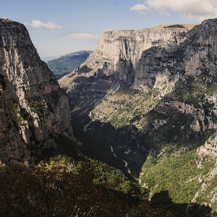 Vikos Schlucht Nationalpark, im Vikos-Aoos Nationalpark in Zagoria, Griechenland - Guinnessbuch der Rekorde: als tiefste Schlucht der Welt!